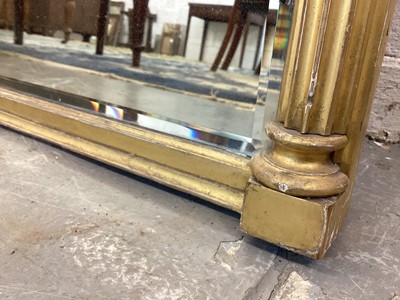 Lot 1194 - Regency gilt gesso pier mirror