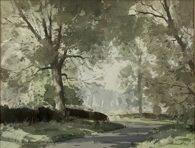 Lot 211 - Stanley Orchart (1920-2005) watercolour, Nr Blickling Norfolk