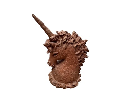 Lot 1107 - Bill Fisher Cornish Terracotta early 1960's unicorn (the pottery closed in 1965)