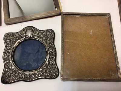 Lot 266 - Collection of 11 early 20th century silver photograph frames