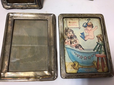 Lot 266 - Collection of 11 early 20th century silver photograph frames