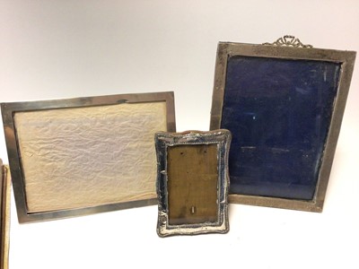 Lot 266 - Collection of 11 early 20th century silver photograph frames