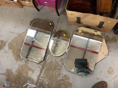 Lot 638 - Three 20th century wall mirrors