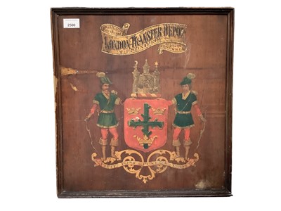 Lot 2500 - Painted London Transfer Depot sign