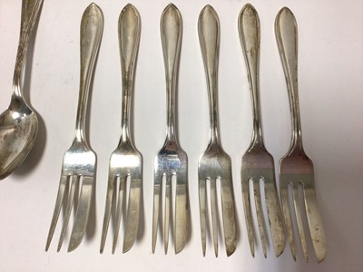 Lot 274 - Selection of miscellaneous silver flatware