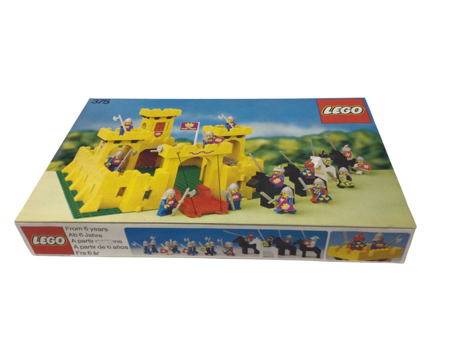 Lot 1 - Lego First Castle Set No.375, in original box and unopened packaging