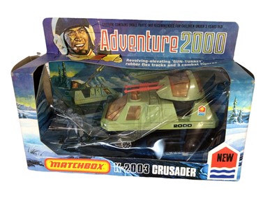 Lot 4 - Matchbox Adventure 2000 Command Force K-2005, Raider Command K-2001 & Crusader K-2003, all in original boxes (3)