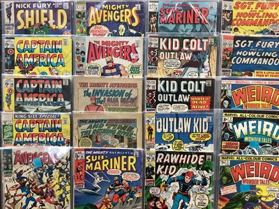 Lot 224 - Selection of Marvel Comics mostly 1960's and 1970's. To include Nick Fury agent of Shield #1 (1968), Captain America, The Avengers, Iron Man, Daredevil and others. Approximately 35 comics.