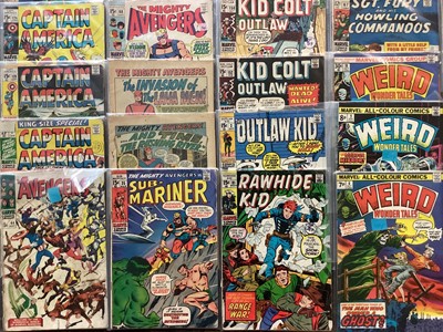Lot 224 - Selection of Marvel Comics mostly 1960's and 1970's. To include Nick Fury agent of Shield #1 (1968), Captain America, The Avengers, Iron Man, Daredevil and others. Approximately 35 comics.