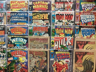Lot 224 - Selection of Marvel Comics mostly 1960's and 1970's. To include Nick Fury agent of Shield #1 (1968), Captain America, The Avengers, Iron Man, Daredevil and others. Approximately 35 comics.