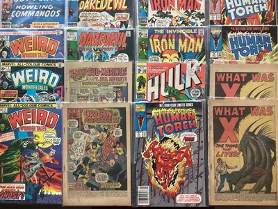 Lot 224 - Selection of Marvel Comics mostly 1960's and 1970's. To include Nick Fury agent of Shield #1 (1968), Captain America, The Avengers, Iron Man, Daredevil and others. Approximately 35 comics.