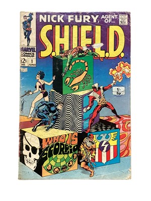 Lot 224 - Selection of Marvel Comics mostly 1960's and 1970's. To include Nick Fury agent of Shield #1 (1968), Captain America, The Avengers, Iron Man, Daredevil and others. Approximately 35 comics.