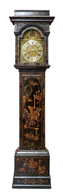 Lot 616 - George II 8 day, longcase clock with chinoiserie decoration by Ben Fieldhouse of Leominster (no weights or pendulum).