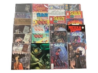 Lot 235 - Group of mixed comics to include The Tick, Dirty Pair, Weather Woman, Trident, Hellraiser, Planet of the Apes, Horobi and others. Approximately 115 comics.