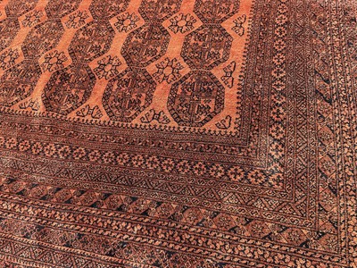 Lot 1262 - Large gold Afghan carpet