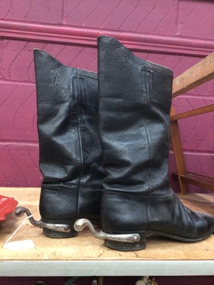 Lot 690 - Pair of military boots