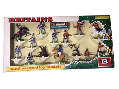 Lot 24 - Britains Deetail British & French (Waterloo) boxed set No.7960