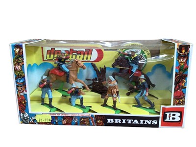 Lot 30 - Britains 7th Cavalry Set No.7495, boxed