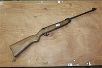 Lot 2896 - Air Rifle .22 calibre with wooden stock