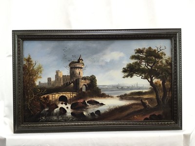 Lot 45 - Jonathan Westell (20th century), pair of oils on board - Landscapes, signed, framed
