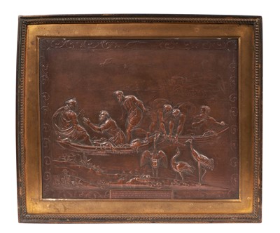 Lot 965 - John Henning (1771-1851), relief copper plaque after Raphael