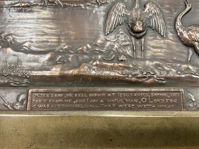 Lot 965 - John Henning (1771-1851), relief copper plaque after Raphael