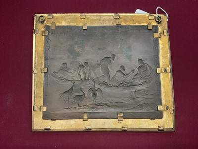 Lot 965 - John Henning (1771-1851), relief copper plaque after Raphael