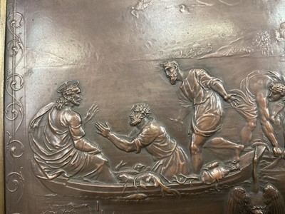 Lot 965 - John Henning (1771-1851), relief copper plaque after Raphael