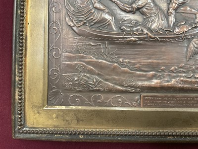 Lot 965 - John Henning (1771-1851), relief copper plaque after Raphael