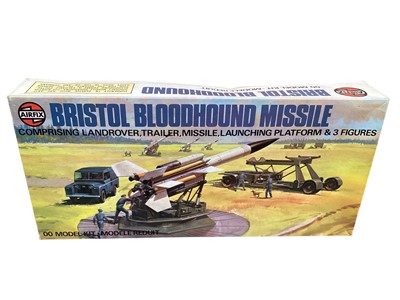 Lot 94 - Airfix OO scale Series 3 SAM-2 Missile (x4) & Series 2 Bristol Bloodhound (x4), all boxed (8)