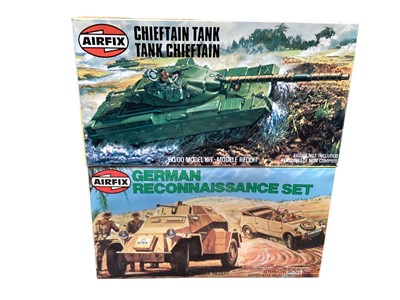 Lot 95 - Airfix OO scale Military vehicles, all boxed (10)