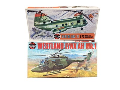 Lot 104 - Airfix 1:72 scale selection of Army & Navy Helicopters, all boxed (9)