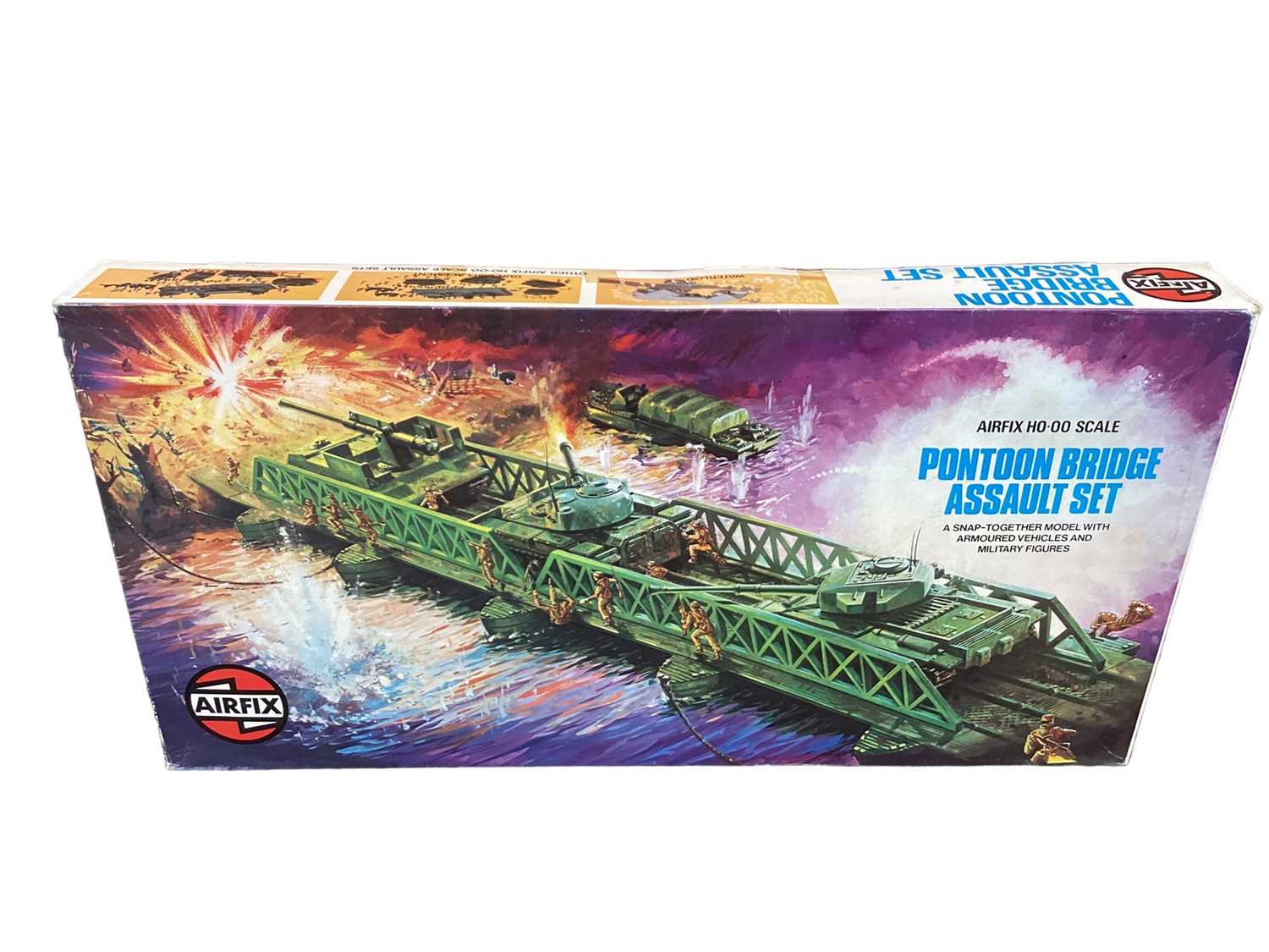 Lot 107 - Airfix HO OO scale Pontoon Bridge Assault Set, boxed 51651-0