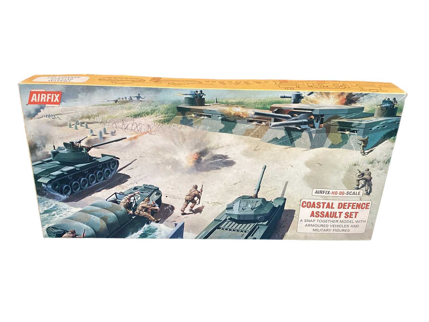 Lot 108 - Airfix HO OO scale Snap Together Coastal Defence Assault Set, boxed 1693