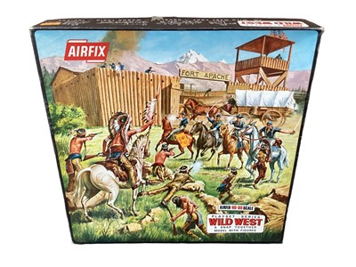 Lot 117 - Airfix HO OO Snap Together Wild West Playset, boxed 1650