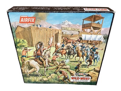 Lot 121 - Airfix HO OO scale Snap Together Wild West Playset, boxed 1650