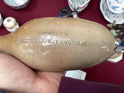 Lot 222 - Rare 19th century stoneware Hamilton bottle