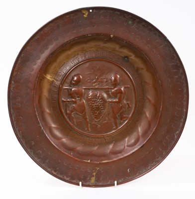 Lot 1009 - 16th century Nuremberg alms dish