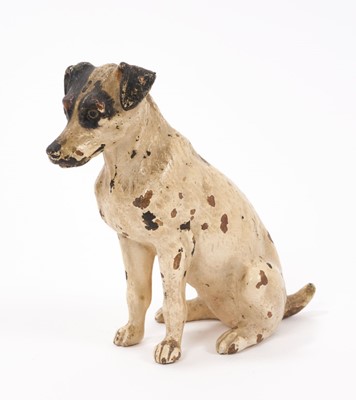 Lot 950 - Cold painted bronze model of a Jack Russell