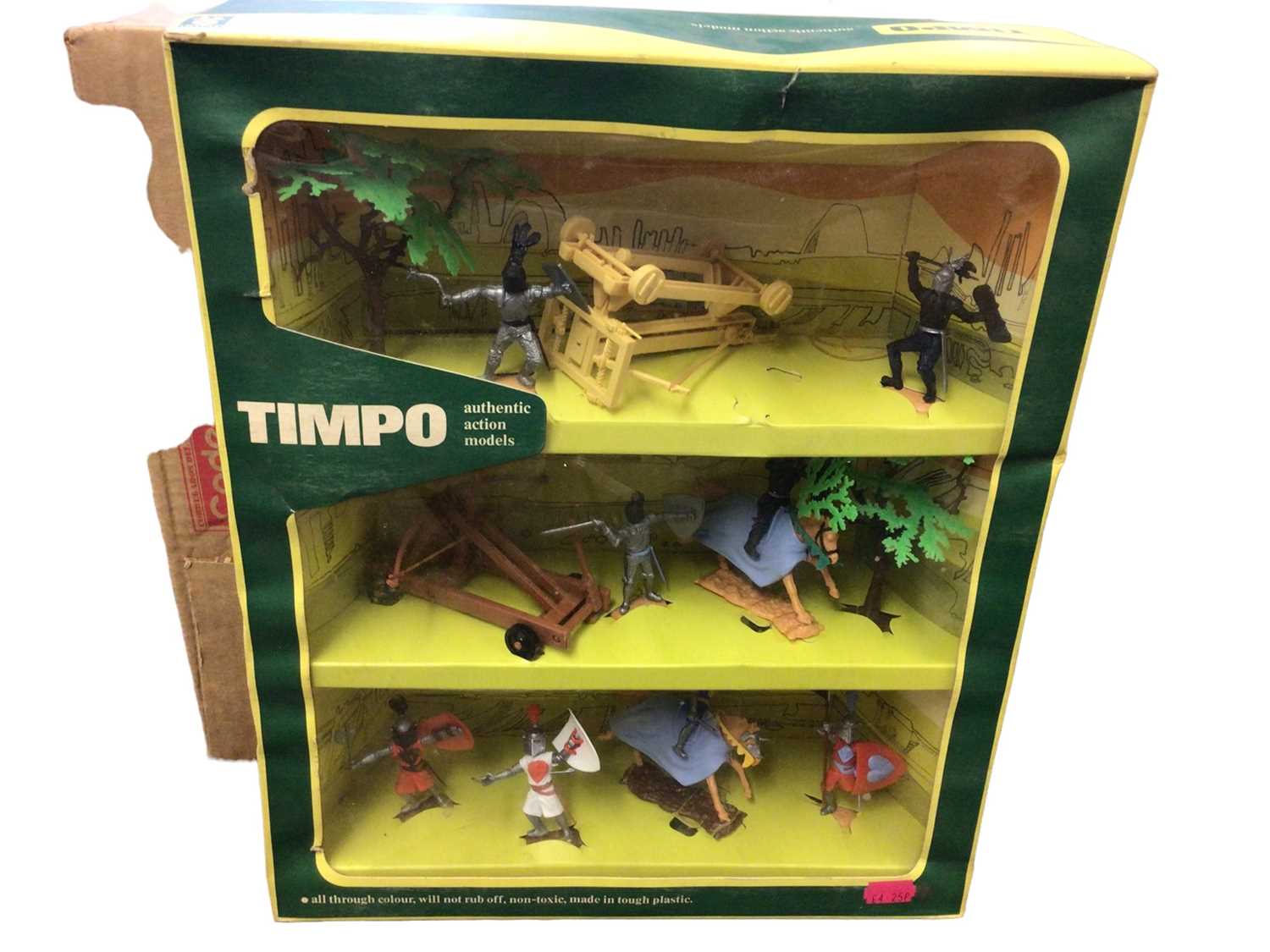 Lot 152 - Timpo Knights ser with two catapults,& Timpo Historic Soldiers Knights set No.16/8, both boxed (1)