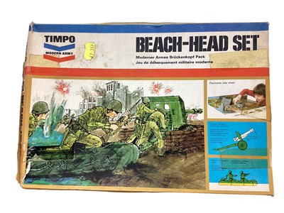 Lot 175 - Timpo Modern Army Beach-Head Set No.1400 (incomplete)