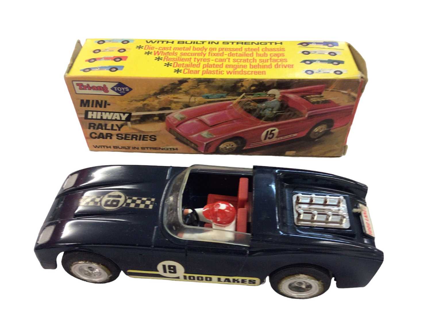 Lot 1957 - Triang Mini HiWay Rally Car Series 1000 Lakes, boxed (1)