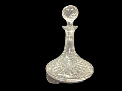 Lot 1112 - Waterford crystal Ships decanter