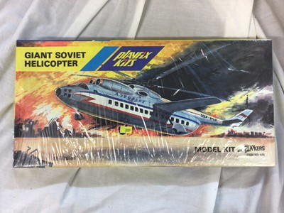 Lot 189 - Playfix Kits Pan American Boeing 727 (x2) Giant Soviet Helicopter (x2), International Airliner TU154 & Russian TU-20 Bomber (6 total)