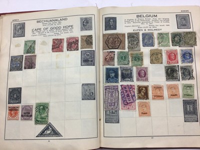 Lot 369 - The Victory Stamp album together with a collection of other stamps loose and another stamp album