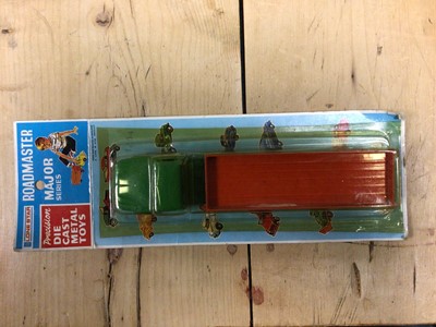 Lot 226 - Lone Star Farmers Boy Series including Tractot & Hay Cart No.1702 (x2), Tractor & Mobile Irrigator No.1721, Tractor & Dozer Excavator No.1724, Tractor & Tipper Hay Truck No.1725, Disc Harrow No.171...