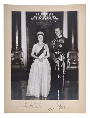 Lot 27 - H.M. Queen Elizabeth II and H.R.H. The Duke of Edinburgh presentation portrait