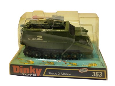 Lot 281 - Dinky Shado 2 Mobile No.353, in blister pack & blue base (1)