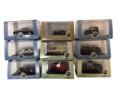 Lot 288 - Oxford 1:76 scale vehicles plus The Original Omnibus Company Leyland PD3 Queen Mary OM41901, all boxed (14 total)