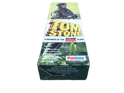 Lot 290 - Palitoy Action Man Tom Stone figure in original box (head separated, arms detached)